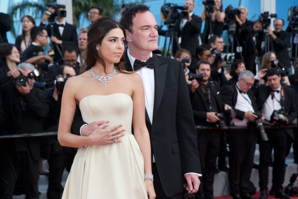 Danijela Pik i Kventin Tarantino, na crvenom tepihu