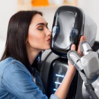 zena ljubi robota