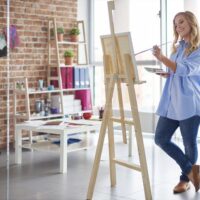 Žena slika ulje na platnu