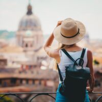 Žena u Firenci - turista