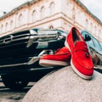 Mokasine ispred automobila