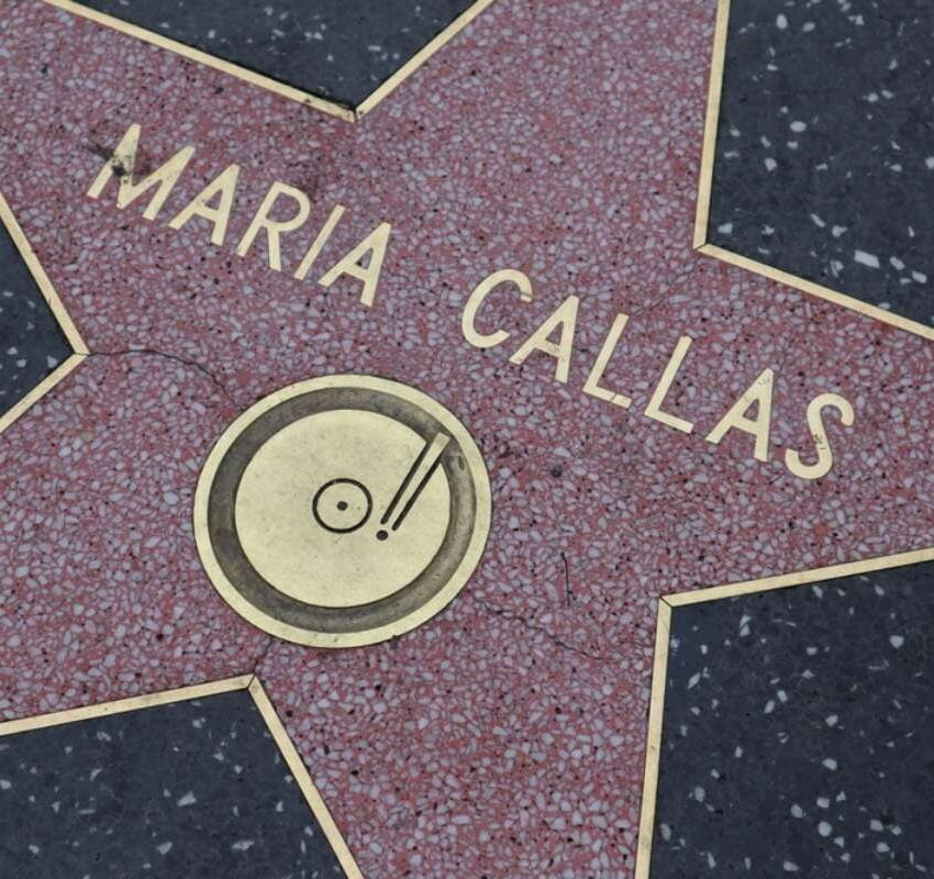 Zvezda Marija Kalas na Bulevaru slavnih u Holivudu