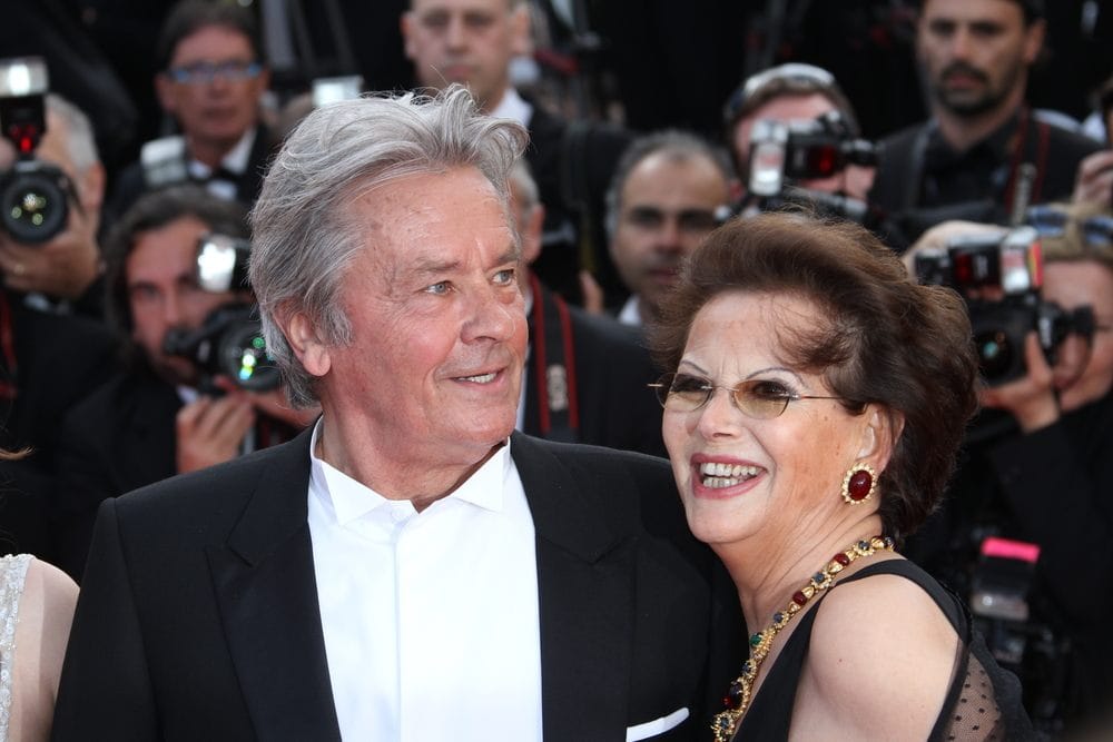 Alen Delon i Claudia Cardinale u poznim godinama.
