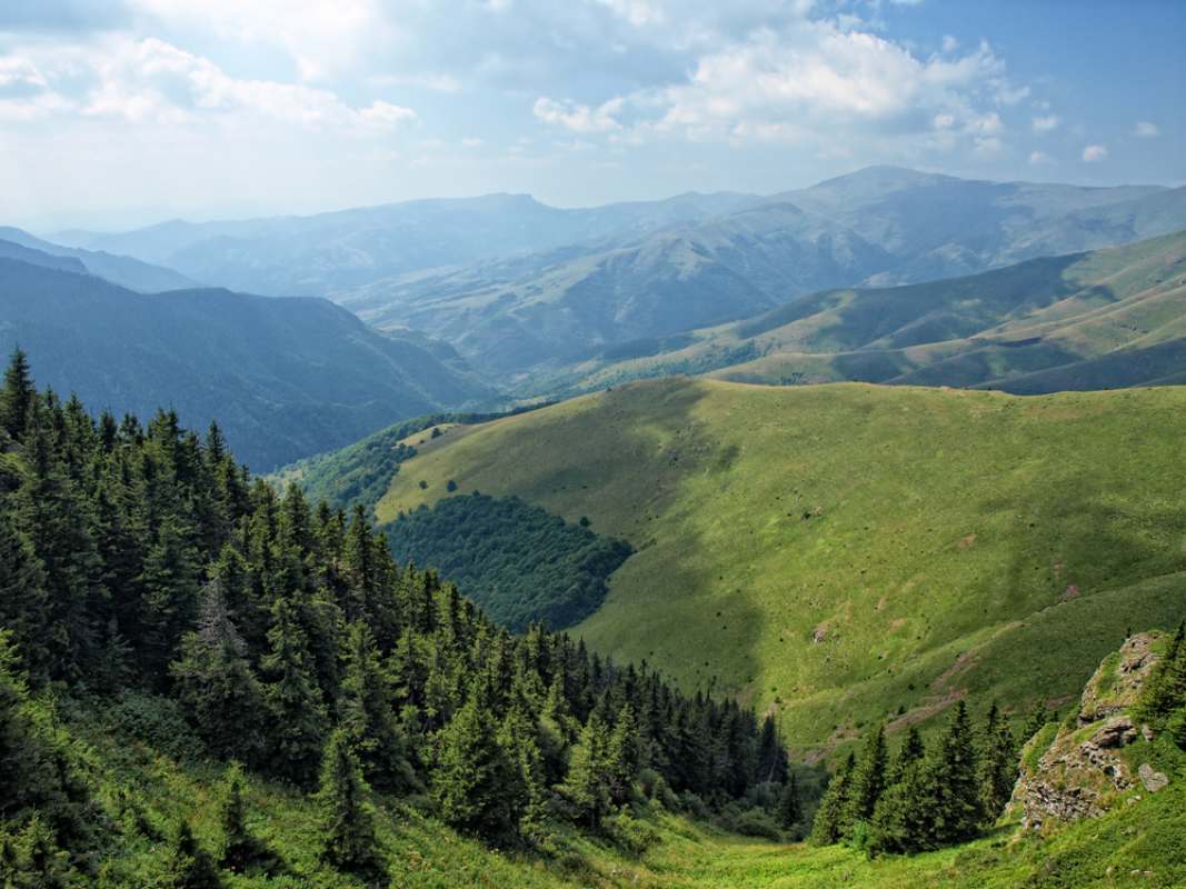 Planinski pejzaž, Srbija.