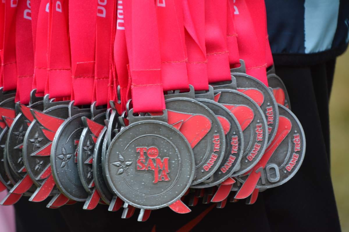 Medalje koje su dodeljivane, na medaljama je ispisano To Sam Ja.