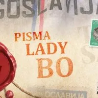 Vizual za pisma Lady Bo, pismo sa starim markama, vidi se natpis Jugoslavija, poštanski pečat.