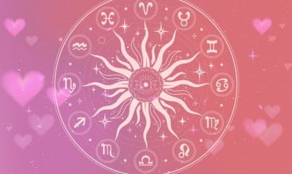 Vizual za godišnji ljubavni horoskop.