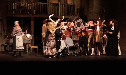 Scena iz opere Seviljski berberin.