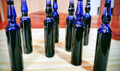 Ampule sa metilen plavom.