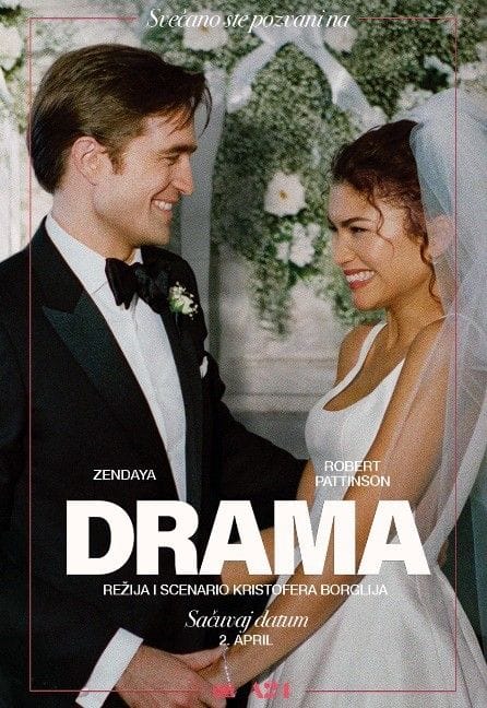 Plakat  za film Drama. Mlada i mladozenja.