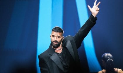 Riki Martin na sceni.