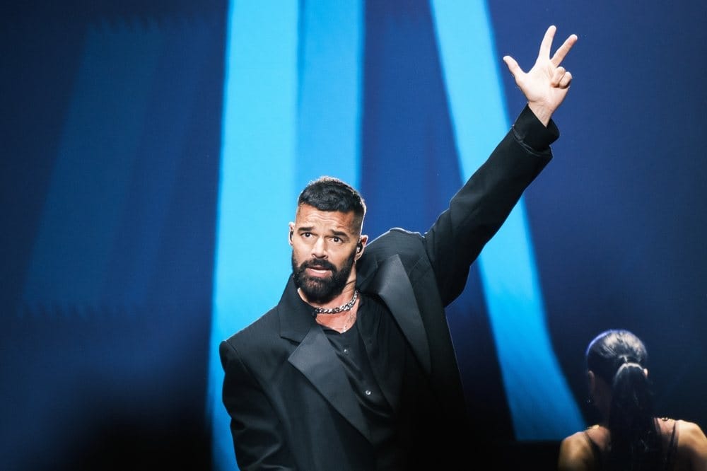 Riki Martin na sceni.