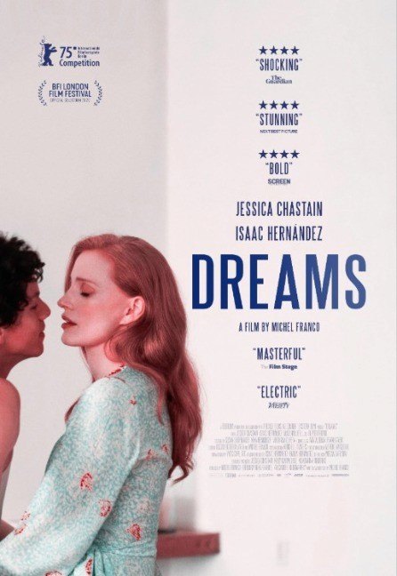 Plakat za film Dremas, zaljubljeni mladić i crvenokosa devojka.