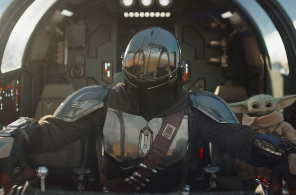 Scen az filma Star wars, Mangalorac i grogu.