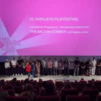 Sarajefo film festival, bina, pre. projekcija filma Balkan cowboy.