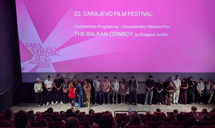 Sarajefo film festival, bina, pre. projekcija filma Balkan cowboy.