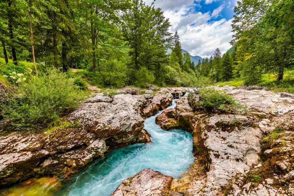Reka Soča u Sloveniji.