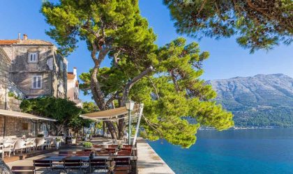 Grad Korčula riva.