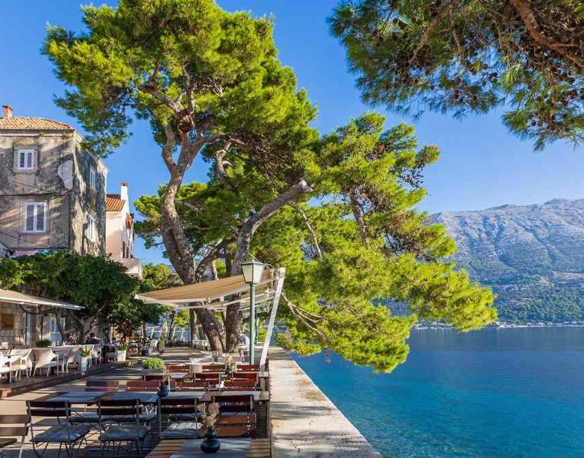 Grad Korčula riva.