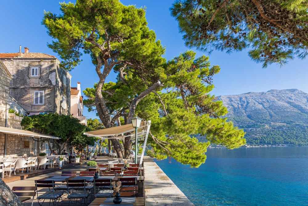 Grad Korčula riva.