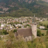 Vaduz, pogled na grad.
