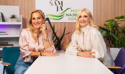 Prof. dr Danijela Pecarski i voditeljka Milica Gacin u podkastu.