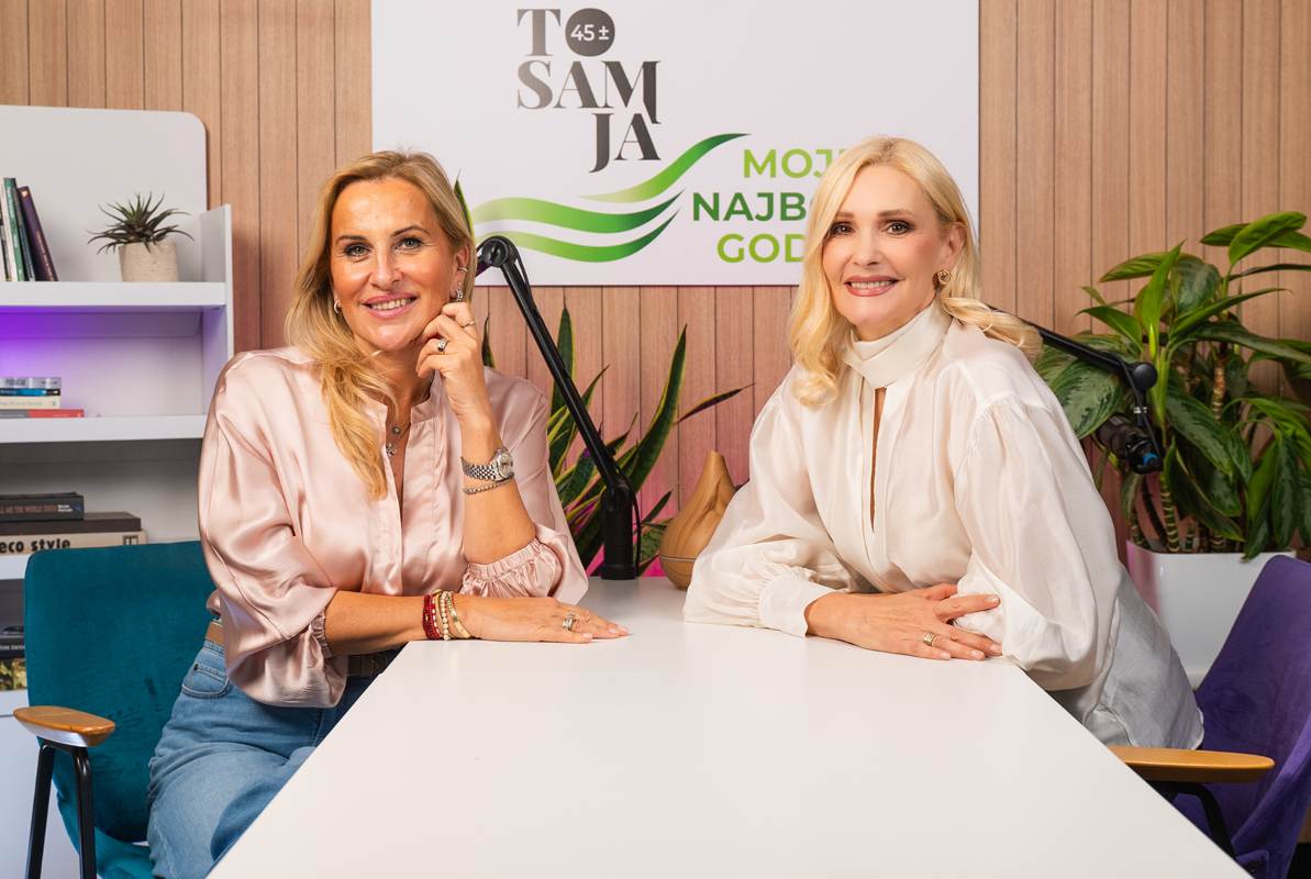 Prof. dr Danijela Pecarski i voditeljka Milica Gacin u podkastu.