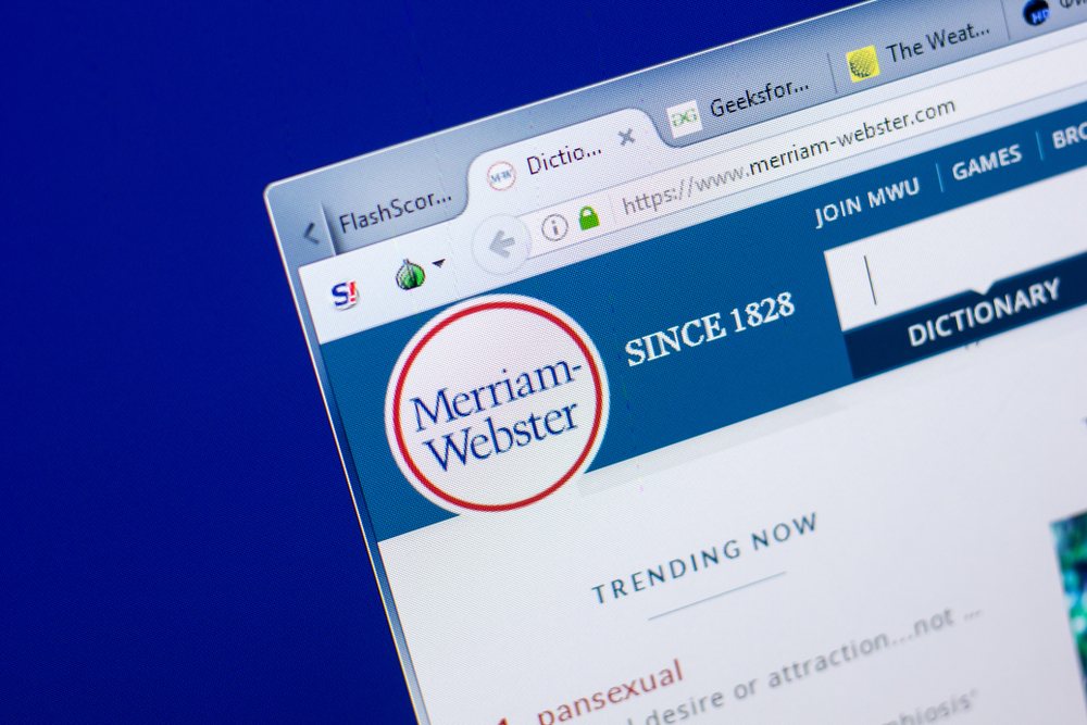 Rečnik Merriem Webster na internetu.