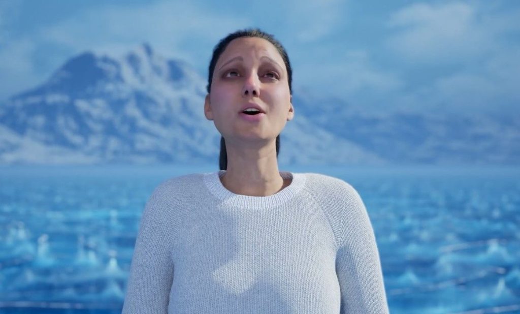 Olga Janković u operi Permafrost.